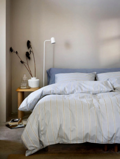 Hoie Duvet Cover Set Magnus Light Denim Blue 150x210 cm