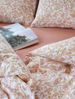 Hoie Duvet Cover Set Barbro Warm Pink 150x210 cm