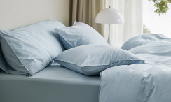 Hoie Duvet Cover Set Fröja Soft Blue 150x210 cm