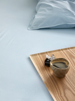 Hoie Duvet Cover Set Fröja Soft Blue 150x210 cm