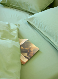 Hoie Fitted Sheet Fröja Spring Green