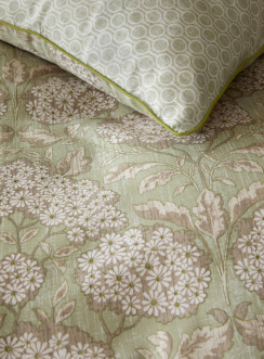 Hoie Duvet Cover Set Karette Light Green 150x210 cm