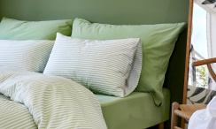 Hoie Duvet Cover Set Tor Spring Green 150x210 cm