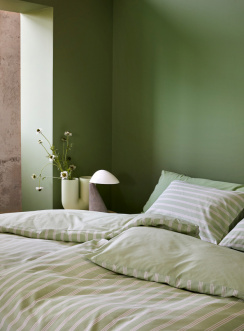 Hoie Duvet Cover Set Ylva Spring Green 150x210 cm