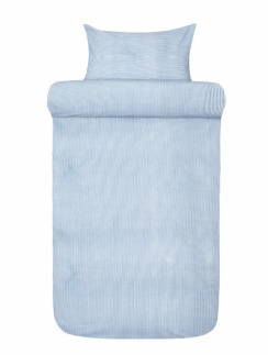 Hoie Duvet Cover Set Lykke Denim Blue 150x210 cm