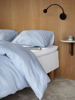 Hoie Duvet Cover Set Lykke Denim Blue 150x210 cm