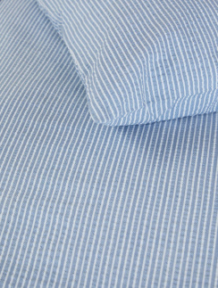 Hoie Duvet Cover Set Lykke Denim Blue 150x210 cm