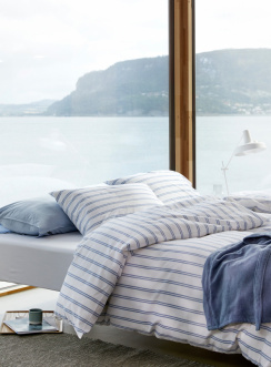 Hoie Duvet Cover Set Wiktor Denim Blue 150x210 cm