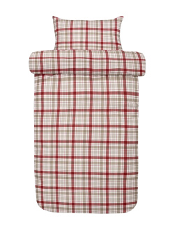 Hoie Duvet Cover Set Gabriel Flannel Red 150x210 cm