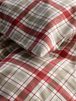 Hoie Duvet Cover Set Gabriel Flannel Red 150x210 cm