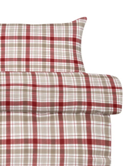 Hoie Duvet Cover Set Gabriel Flannel Red 150x210 cm