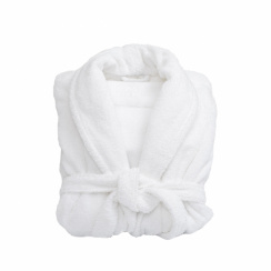 Mille Notti Fontana Bathrobe EKO White