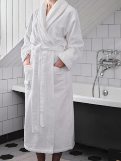 Mille Notti Fontana Bathrobe EKO White