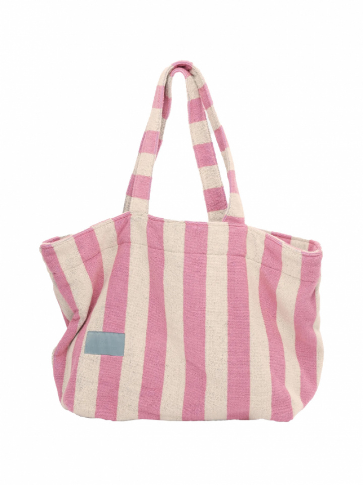 Mille Notti Positano Beach Bag Pink/Yellow in the group Bedding / Brands / Mille Notti Bedding / at Sängvaruhuset Elgen (70033167-11)