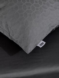 Tempur Pudebetræk Satin Luxe Jacquard Antracit 50x60 cm