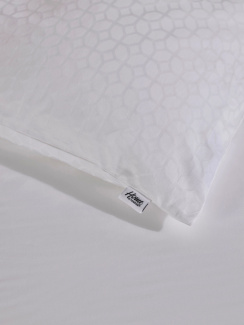 Tempur Tyynyliina Satin Luxe Jacquard Valkoinen 50x60 cm