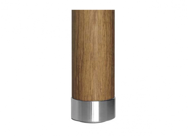 Carpe Diem Beds Bed Legs Cylinder Oak with Aluminum Base in the group Accessories / Bedding Accessories / Bed Legs / Carpe Diem Beds Bed Legs at Sängvaruhuset Elgen (733279112426300)