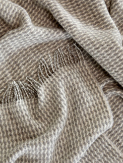 Hoie Teide Wool Blanket Natural 120x180 cm