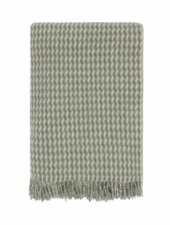 Hoie Teide Wool Blanket Soft Green 120x180 cm
