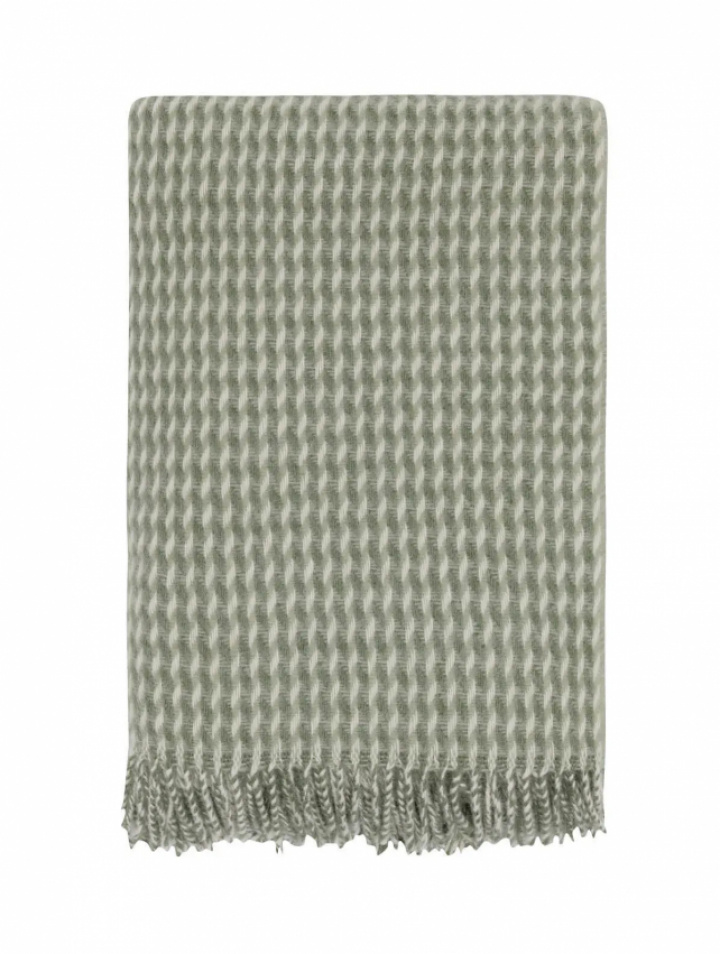 Hoie Teide Wool Blanket Soft Green 120x180 cm