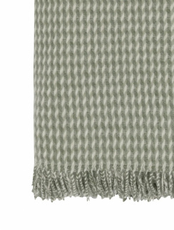 Hoie Teide Wool Blanket Soft Green 120x180 cm