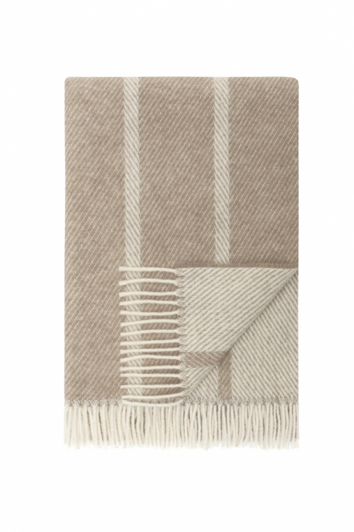 Hoie Istinden Wool Blanket Beige 120x180 cm