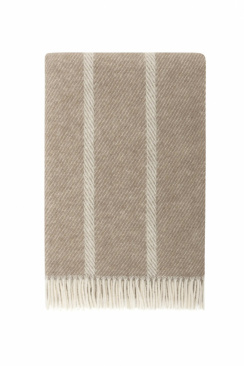 Hoie Istinden Wool Blanket Beige 120x180 cm