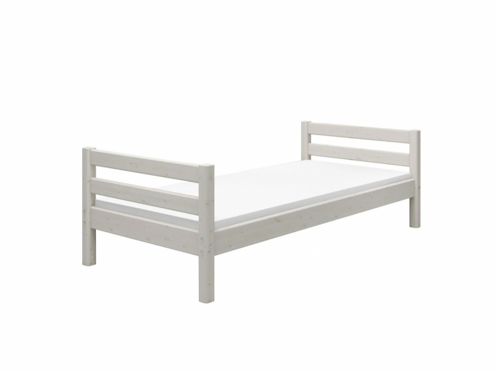 Flexa Classic Single Bed White Washed Pine in the group Campaigns / Black Week - Bed Warehouse Elgen / Black Week Beds at Sängvaruhuset Elgen (80-01102-201)
