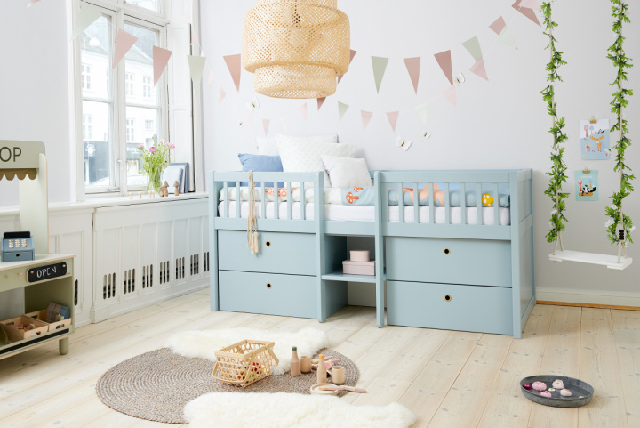 Flexa Freja Children's Bed Blue