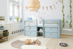 Flexa Freja Children\'s Bed Blue