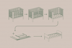 Flexa Nova Junior Bed Conversion Kit Oak