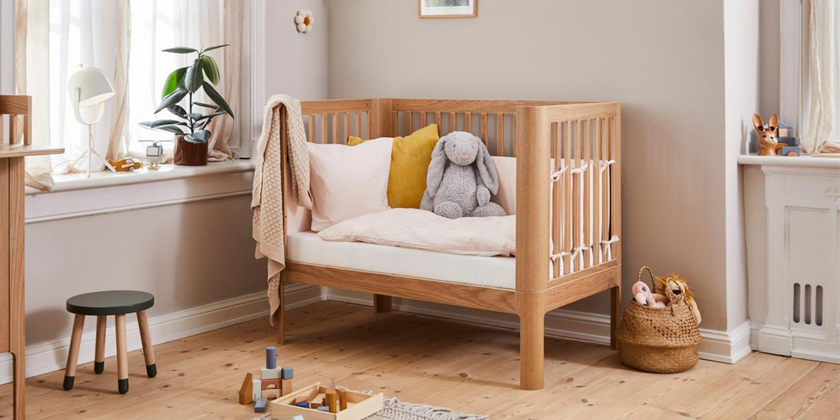 Flexa Nova Baby Bed Oak