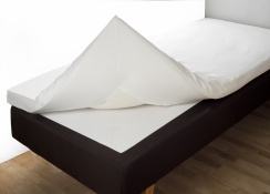 Varnamo of Sweden Satin Fitted Sheet Light Gray