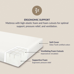 Flexa Dream Foam Mattress 90x200 cm