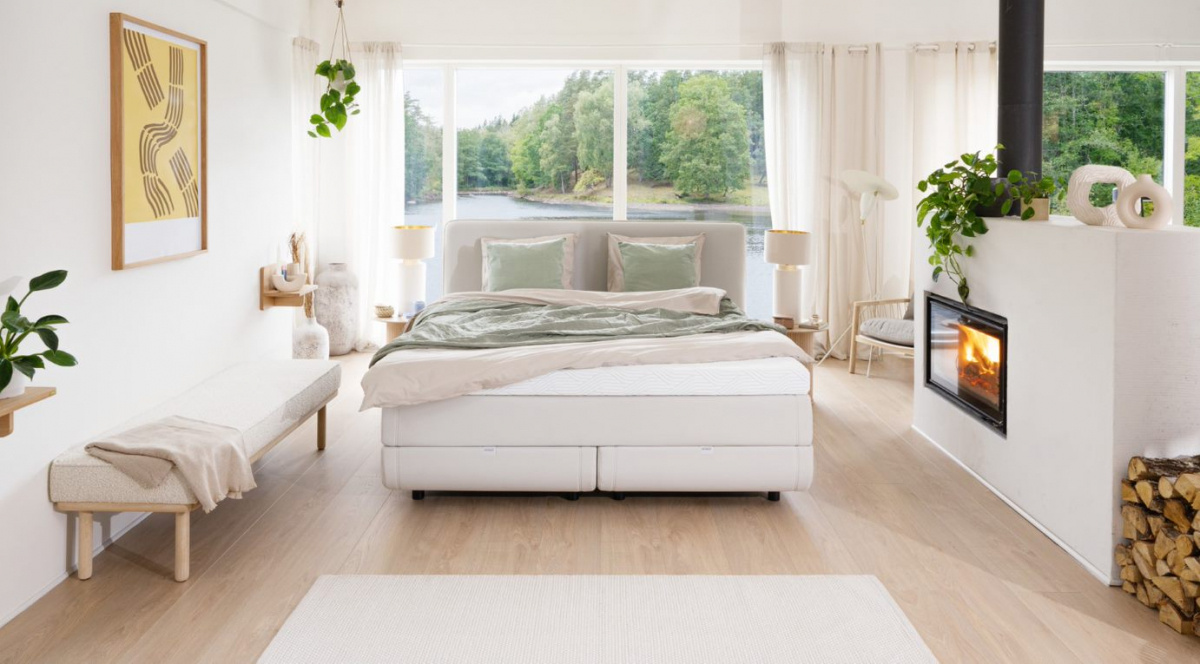 Tempur North Kontinentalseng Pro Plus SmartCool (køligt stof) (8 cm)