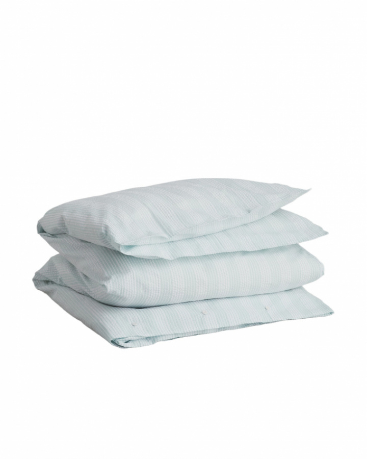 GANT Home Seersucker Pussilakana Breeze ryhmässä Vuodevaatte / Tavaramerkit / Gant Home Vuodevaatteet @ Sängvaruhuset Elgen (85102900200)