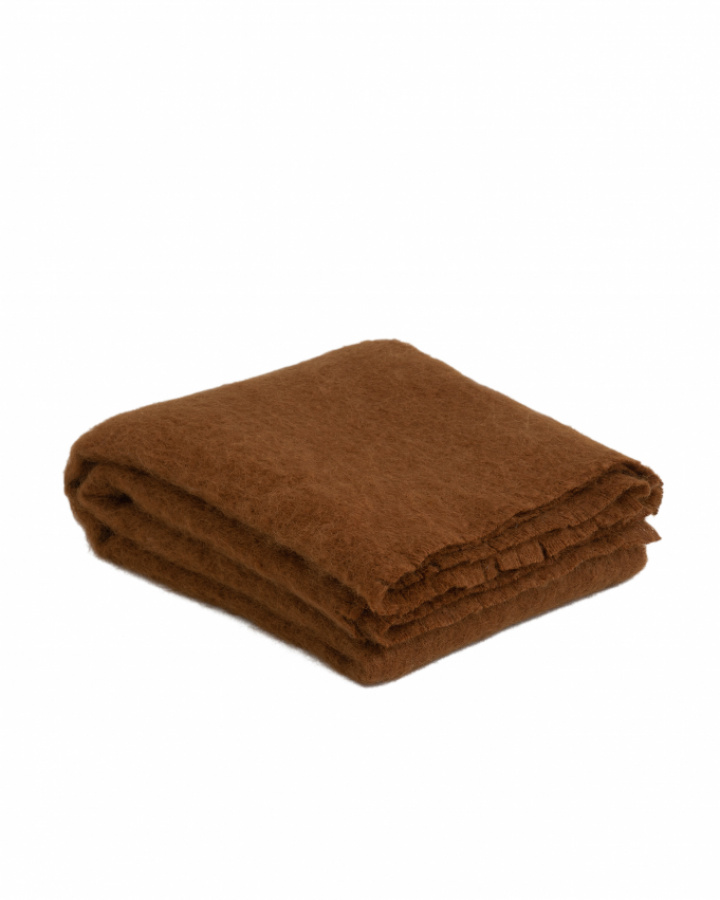 GANT Home Mohair Throw Suede Brown ryhmässä Vuodevaatte / Tavaramerkit / Gant Home Vuodevaatteet @ Sängvaruhuset Elgen (853098102_262)