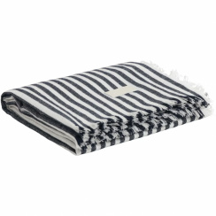 GANT Home Light Stripe Peitto 130x180 cm, Evening Blue
