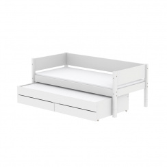 Flexa Junior Bed with Pull-Out Bed and Drawers