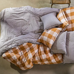 Gripsholm Dynebetræk Sæt Flannel Lion 150x210 cm