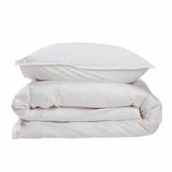 Gripsholm Dynebetræk sæt Bamboo Solid White