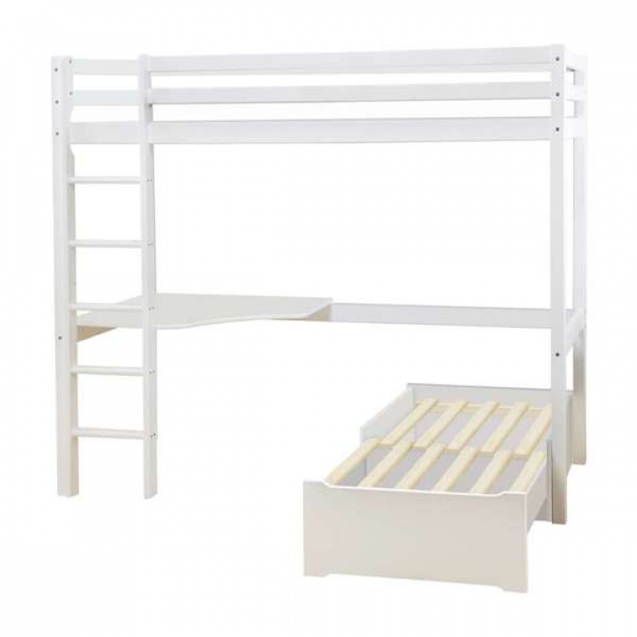 Hoppekids Eco Dream Mega Bed with Lounge Module and Tabletop in the group at Sängvaruhuset Elgen (BASIC-A14-1)