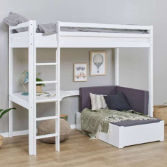 Hoppekids Eco Dream Mega Bed with Lounge Module and Tabletop