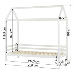 Hoppekids Eco Dream Husseng 90x200 cm