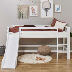 Hoppekids Eco Dream Mid Sleeper Bed with Slide 90x200 cm