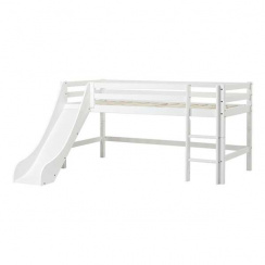 Hoppekids Eco Dream Halvhøj Seng med Rutsjebane 90x200 cm
