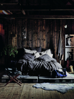 Lovely Linen Lovely dynebetræk Dark Grey