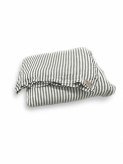 Lovely Linen Misty Duvet Cover Jeep Green