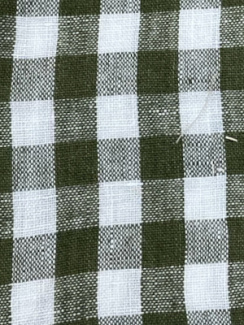 Lovely Linen Misty dynebetræk Square Jeep Green 150x210 cm