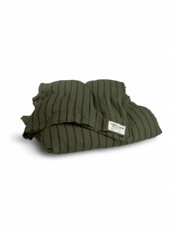 Lovely Linen Misty Duvet Cover Stripe Forest 150x210 cm